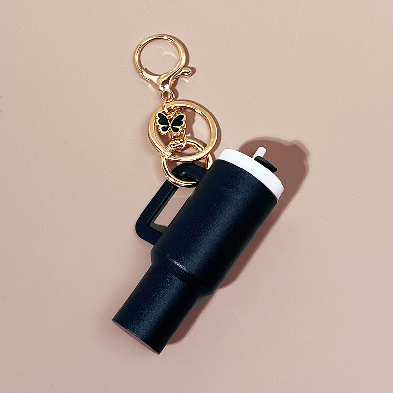 Wholesale Butterfly Pendant Mother's Day Mini Tumbler Cup Keychains